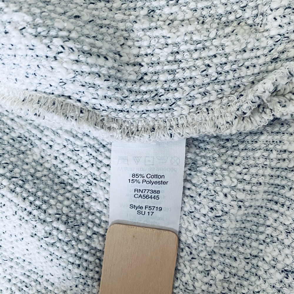 Madewell Cream and Black Hoodie with pockets - Picture 8 of 8